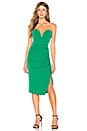 view 1 of 3 Christian Strapless Midi Dress in Emerald