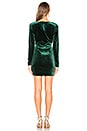 view 3 of 3 Crista Wrap Dress In Green in Green