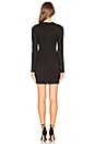 view 4 of 4 ROBE COURTE PRÈS DU CORPS KALI in Black