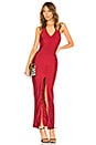 view 1 of 4 Kyra Halter Maxi Dress in Red
