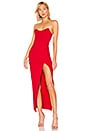 view 1 of 3 Ryleigh Strapless Maxi Dress in Red