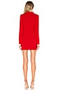 view 3 of 3 Joan Belted Blazer Dress in Red