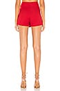 view 3 of 4 Alyssa Wrap Skort in Red