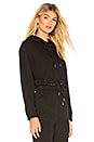 view 2 of 4 Alyson Cropped Hoodie Sweatshirt in Black