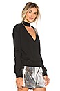view 2 of 4 Ariella Choker Sweatshirt in Black