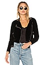 view 1 of 4 CHAQUETA MOTO MALAYA in Black