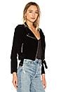 view 2 of 4 CHAQUETA MOTO MALAYA in Black