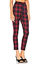 view 2 of 4 PANTALON PLAID DARLA in Red Plaid