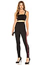 view 4 of 5 Normani Stripe Sequin Stripe Legging in Black Multi