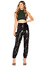 view 4 of 5 Cat Sequin Jogger in Black