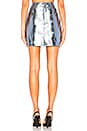 view 3 of 4 Hope Mini Skirt in Blue Metallic