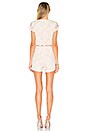 view 3 of 3 Simone Lace Romper in Ivory