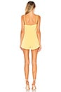 view 3 of 3 Dawn Front tie Romper in Yellow