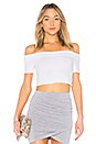 view 1 of 4 TOP CROPPED LAINEY in White