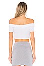 view 3 of 4 TOP CROPPED LAINEY in White