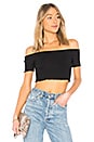 view 1 of 4 TOP CROPPED LAINEY in Black