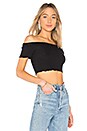view 2 of 4 TOP CROPPED LAINEY in Black