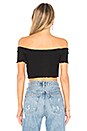 view 3 of 4 TOP CROPPED LAINEY in Black