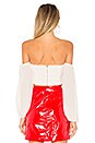 view 3 of 4 Maya Off Shoulder Crop Top in Ivory
