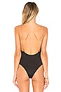 view 4 of 5 Jasmin Rhinestone Strap Bodysuit in Black