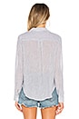 view 3 of 4 BLOUSE BOUTONNÉE CARRIE in Black & White