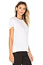 view 3 of 5 Lux Draped Tee in White