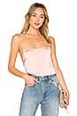 view 1 of 4 Brenna Satin Halter top in Blush