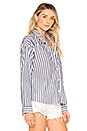 view 2 of 4 CHEMISE RAYÉE KELLY in Navy Stripe