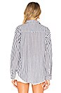 view 3 of 4 CHEMISE RAYÉE KELLY in Navy Stripe