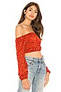 view 2 of 4 Regan Crop Top in Rust Star