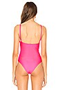 view 4 of 5 BODY À NŒUD DEVANT ALIX in Neon Pink