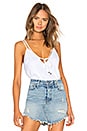 view 1 of 4 Rumi Tie Front Cami Top in White