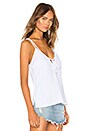 view 2 of 4 Rumi Tie Front Cami Top in White