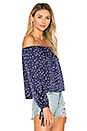 view 2 of 6 Lala Off Shoulder Blouse in Navy Star
