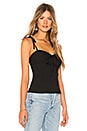 view 2 of 4 Anabelle Tie Strap Cami in Black