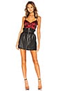view 5 of 5 Kaia Underwire Bodysuit in Red Leopard