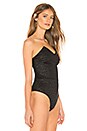 view 3 of 5 Harley Strapless Bodysuit in Black Leopard