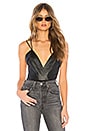 view 1 of 5 Sabrina Deep V Bodysuit in Black