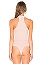 view 4 of 5 Jordyn Criss Cross Front Bodysuit in Nude