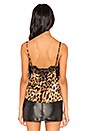 view 3 of 4 Crysta Lace Trim Cami Top in Leopard