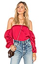 view 1 of 4 Cole Off Shoulder Blouse in Red