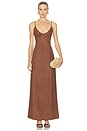 view 1 of 3 Gabriela Faux Suede Maxi Dress in Mousse