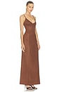 view 2 of 3 Gabriela Faux Suede Maxi Dress in Mousse