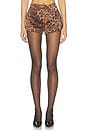 view 1 of 6 СЕКСУАЛЬНЫЕ ШОРТЫ PENELOPE BOW in Leopard