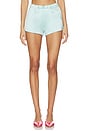 view 1 of 6 Penelope Bow Hot Short in Pastel Blue