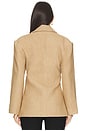 view 3 of 4 Saskia Cinched Blazer in Caramel