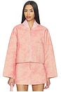 view 1 of 5 Cassie Bomber Jacket in Blush