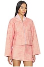 view 3 of 5 Cassie Bomber Jacket in Blush