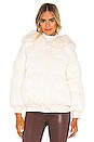 view 2 of 6 Bella Faux Fur Puffer Jacket in White
