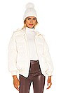 view 3 of 6 Bella Faux Fur Puffer Jacket in White
